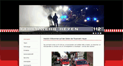 Desktop Screenshot of feuerwehr-heyen.de